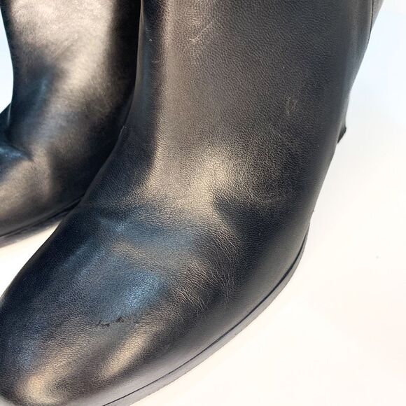 Gucci GG Marmont Monogram Logo Heart Chevron Matelasse High Boots EU 38.5 US 8.5 - Picture 8 of 10